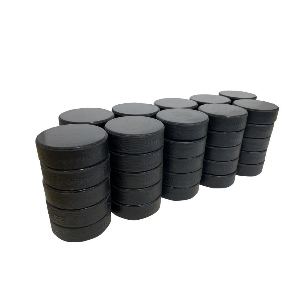 HOCKEY PUCKS GUFEX, 50 PCS. IIHF