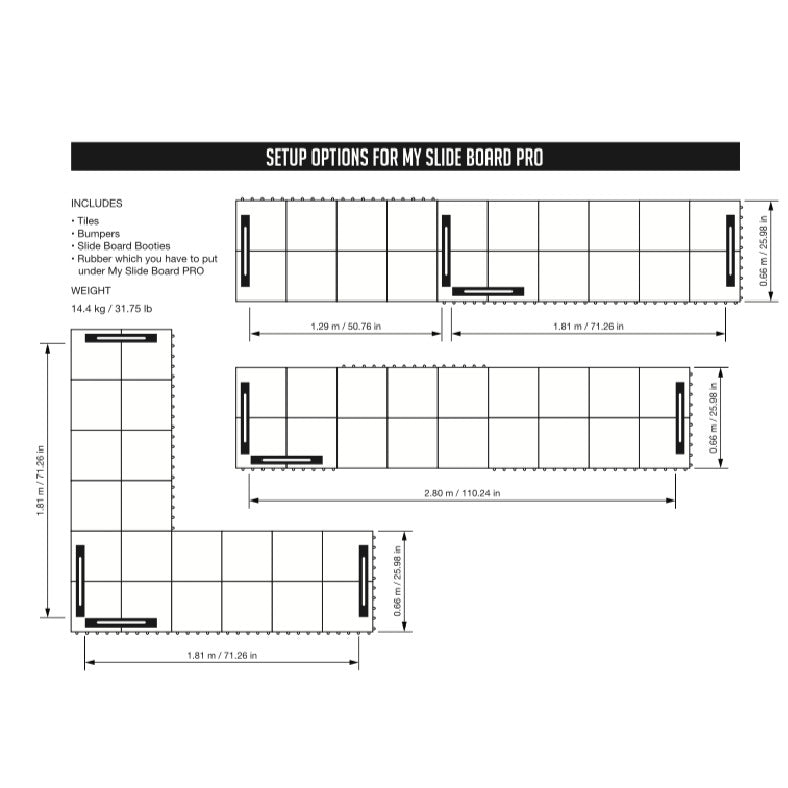 MY SLIDEBOARD PRO - Hockey Slide Board Pro Training
